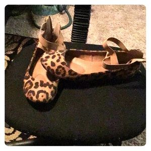 Cheetah print flats